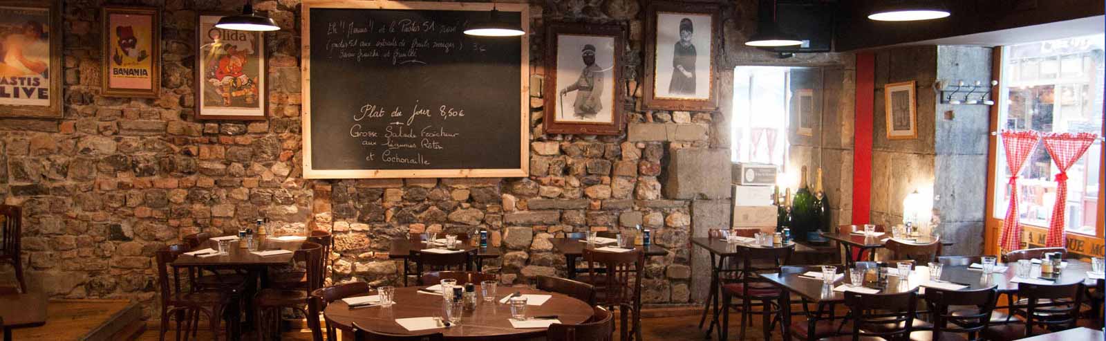 intérieur chez marius restaurant grenoble